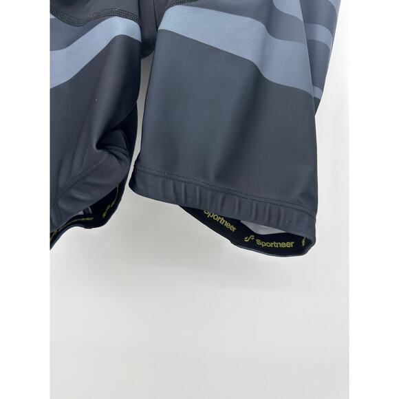 Sportneer Mens Black Biker Shorts Size S Compression Padded Bicycle Cycling - Picture 3 of 7